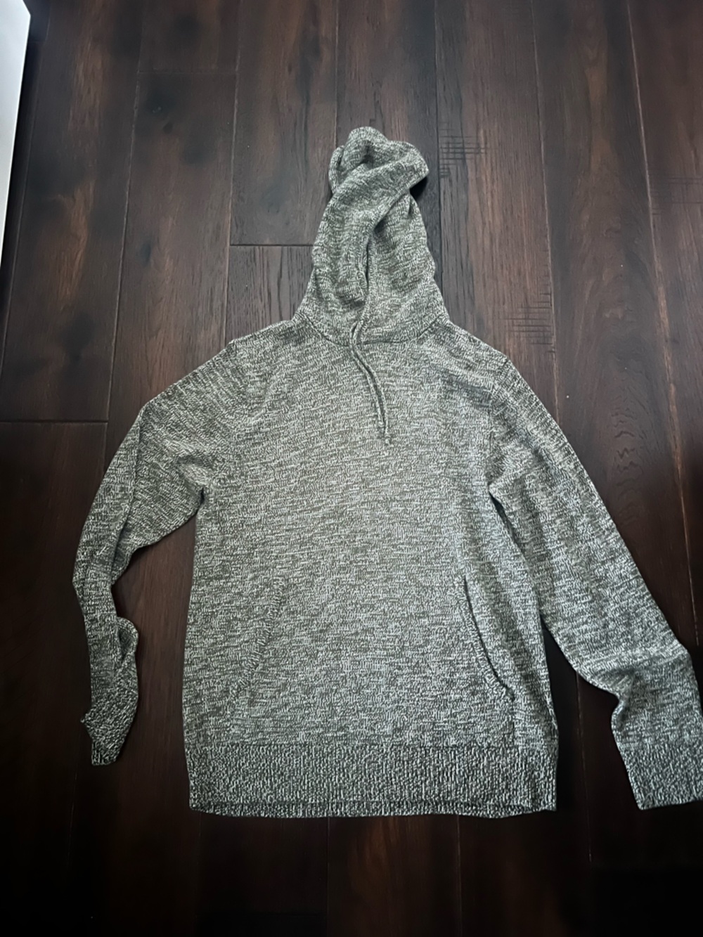 Men's olive supersoft Marled pullover Hoodie Sweater